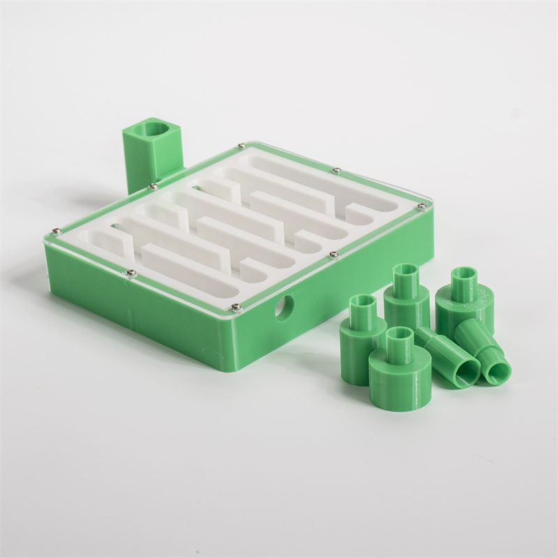 Professional Ant Farm Maze, Green and White Acrylic Formicarium with Water Feeder, 7-Channel Design, 10mm/15mm/20mm Connectors