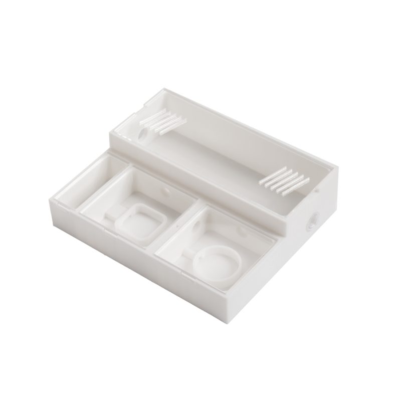 Ant Farm Formicarium with Large Activity Chamber, 2 Small Chambers, Water Area, 2 10mm Extension Ports, White